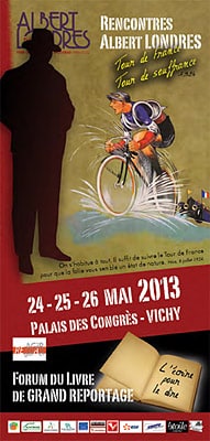 Affiche, brochure, flyer, carton invitation (Les Rencontres Albert Londres 2013)